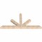 Ekena Millwork Saratoga Smooth Timber Gable Bracket, Douglas Fir, 96"W x 48"H x 5 1/2"D x 5 1/2"F, 12/12 Pitch GBW096X48X0606SAR00SDF - alternate 4